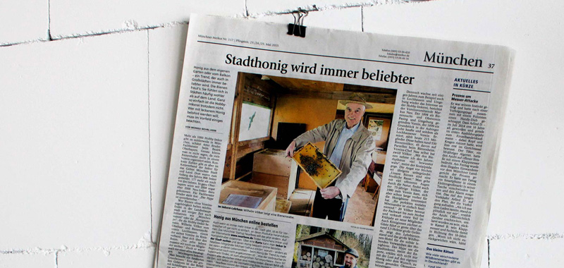 Ein Artikel über Stadtimkerei und nearBees in der Süddeutschen Zeitung